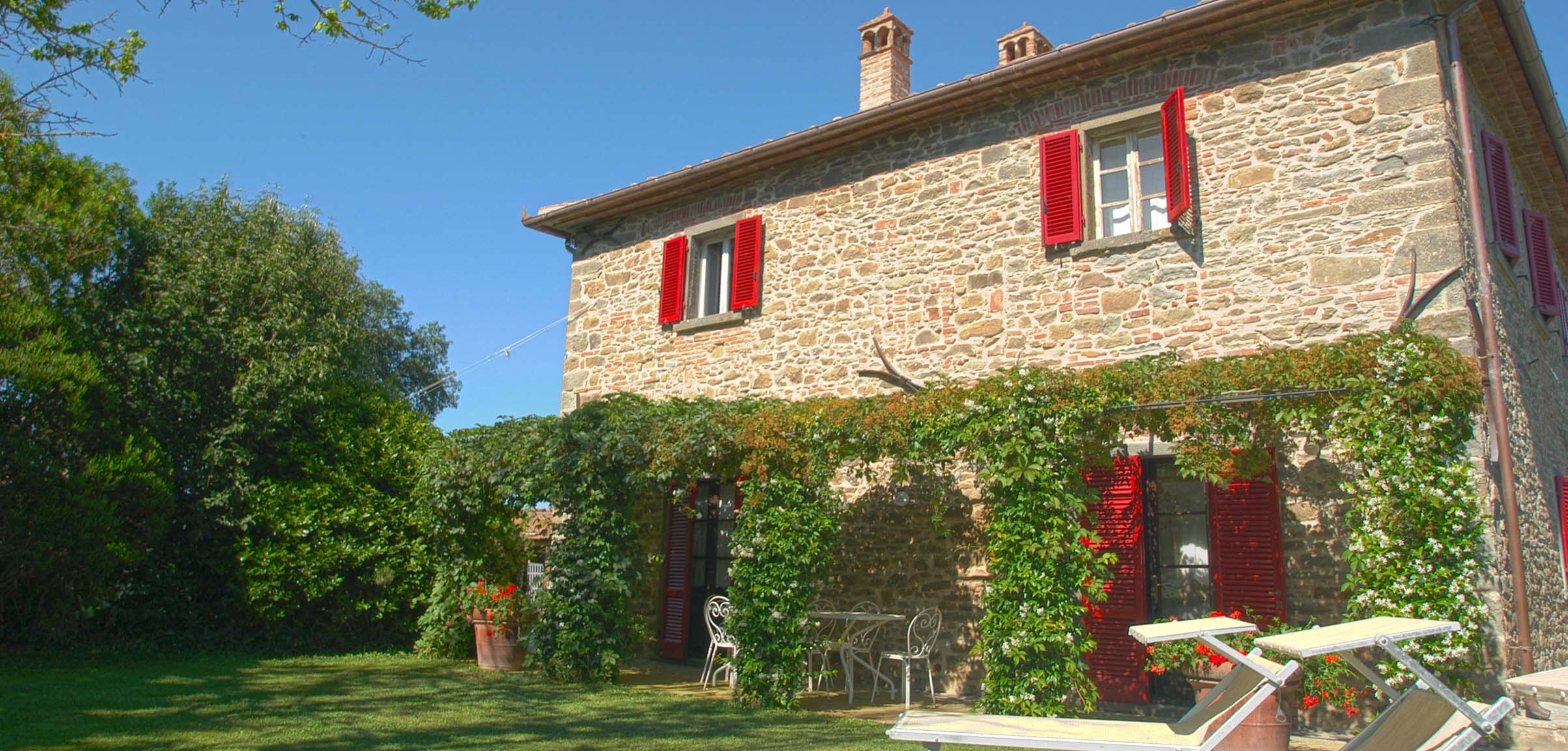 Villa Il Giuggiolo: our villas in Cortona | Fontelunga farmhouse